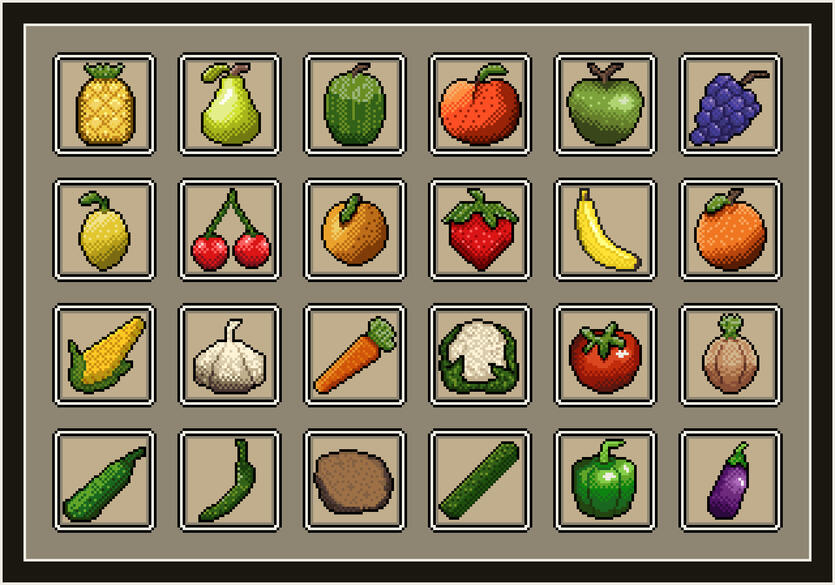 Fruits & Vegetables 32x32